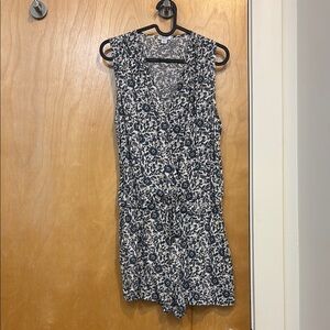 Floral Sleeveless Romper